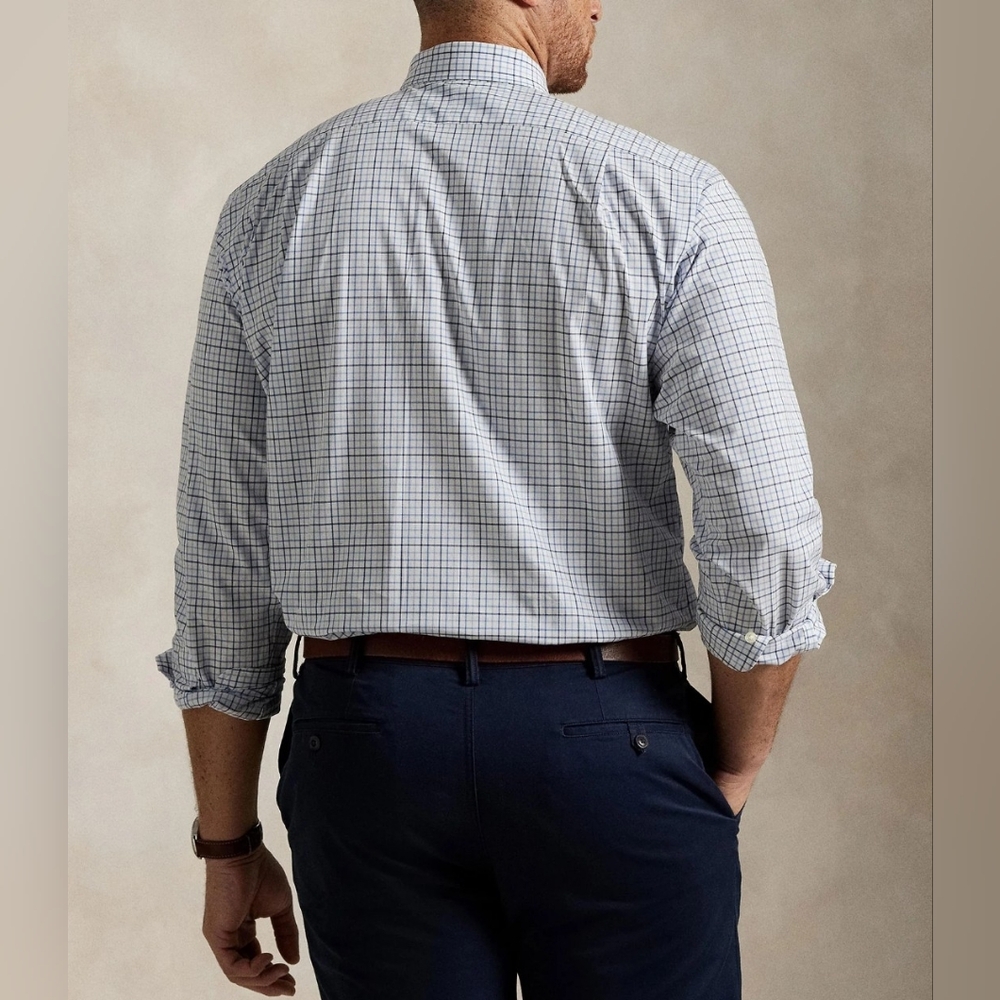 Polo Ralph Lauren Long Sleeve Button Down Collar Poplin Sport Shirt
